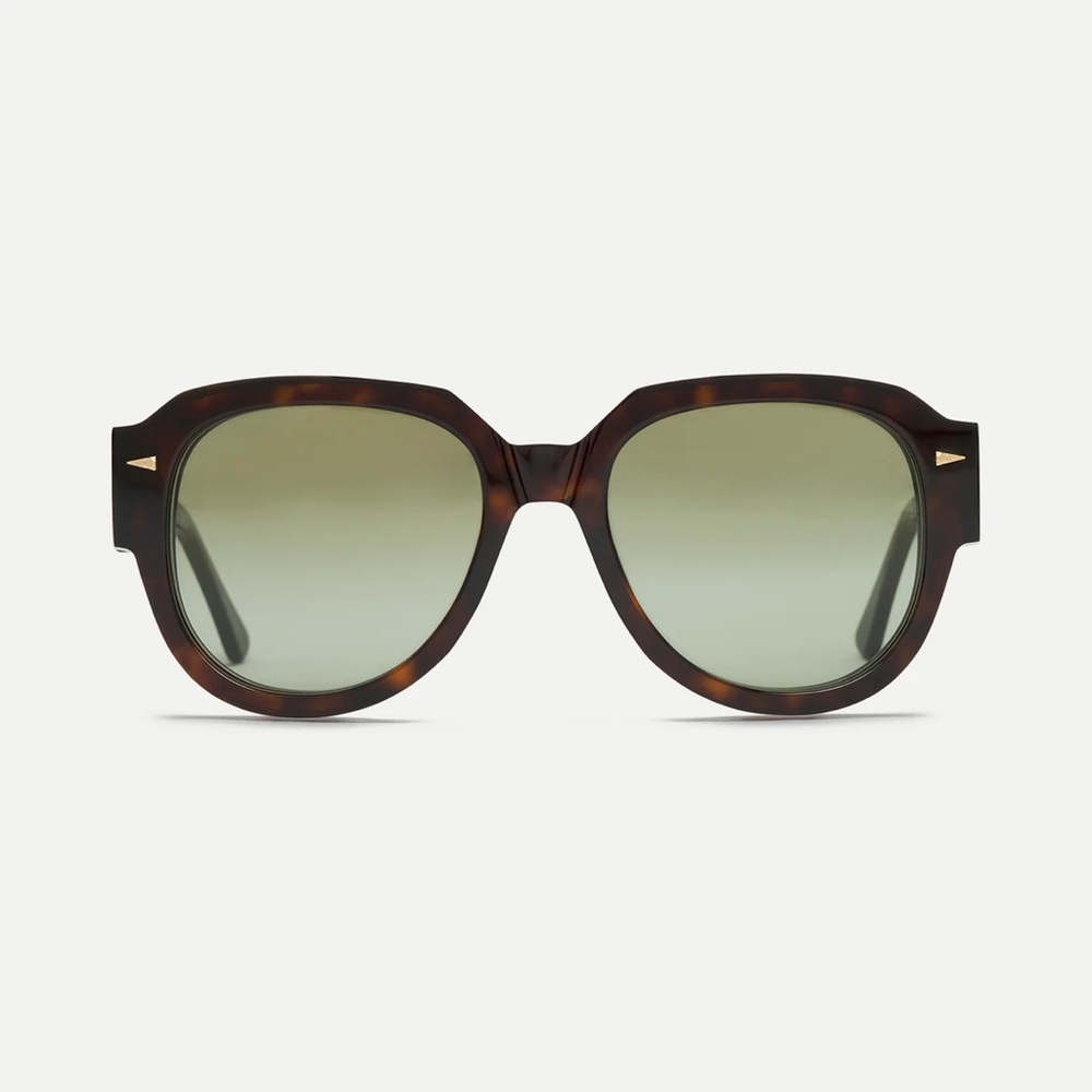AHLEM x Palais Galliera - Dark Turtle / Green Glitter Gradient Sunglasses